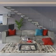 thumbnail image 2 of Modway Mingle Vegan Leather 3-Piece Sectional Sofa in Gray, 2 of 11
