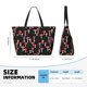 thumbnail image 4 of Fotbe Red Mushrooms Bolsa de Viaje para Playa - Resistente al Agua, Bolsa Tote de Gran Capacidad y Ligera con 7 Bolsillos para Mujeres y Hombres, 4 of 7