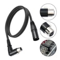 thumbnail image 5 of Bgsha XLR Microphone Extension Cable Adapter 90 Degree 3-Pin for Speakers Recording, 5 of 5