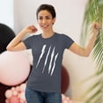 thumbnail image 5 of Effete Feline Claw Marks Scratch Women Tri-blend Tee, 5 of 5