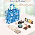thumbnail image 5 of FORMRS Womens Corduroy Tote Bag Crossbody Shoulder Handbag with Pocket, Blue Bears, 5 of 7