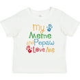 thumbnail image 3 of Inktastic Meme and Pepaw Love Me Boys or Girls Baby T-Shirt, 3 of 5