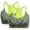 Green | 2 Pack, variant on SAYFUT Women's Seamless Active Keyhole Mesh Racerback Sports Bra Middle Impact 2-Pack