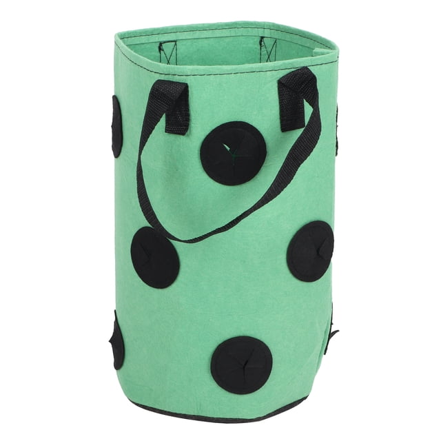 Bolsa Para Plantar Fresas, Plegable Y Reutilizable Con Asas, Bolsa De Fieltro Portátil Con 12 Agujeros Para Jardín, Cultivar Fresas, Flores, árboles Jóvenes,