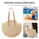thumbnail image 4 of Bolsa Bolso bandolera de paja de playa redondo de verano de Bali de mano grandes tejidos, 4 of 5
