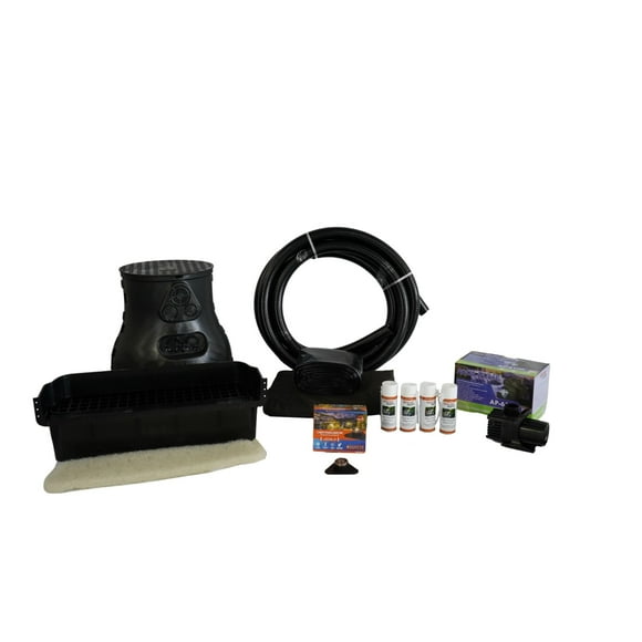 HALF OFF PONDS Savio Pond Free 6100 Waterfall Kit with 10' x 30' PVC Liner and 6,100 GPH Pump- PVCPLS4