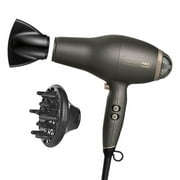 InfinitiPRO by Conair 1875 Watt FloMotion Pro Hair Dryer, Personalize Your Drying Experience with Adjustable Airflow, Includes Concentrator and Diffuser 680