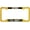 gold - Style 1, variant on [Officially Licensed Product] - U.S. Army Retired - Domed Custom-Made Personalized Narrow (Thin) Top 4 Hole Metal Car License Plate Frame with Free caps - Black (Quantity: 1 Frame)