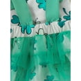 thumbnail image 5 of Bslissey Infant Baby Girls Ireland Festivals Straps Romper Shamrock Print Sleeveless Mesh Ruffles Bodysuit with Headband 3M 6M 9M 12M 18M Newborn Spring Summer Outfits, 5 of 8