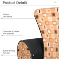 thumbnail image 4 of Yayeee Faucet Mat for Kitchen Sink 30" Diatomite Long Splash Guard Pad, Orange Ghost Plaid Pattern, 2 Pack, 4 of 7