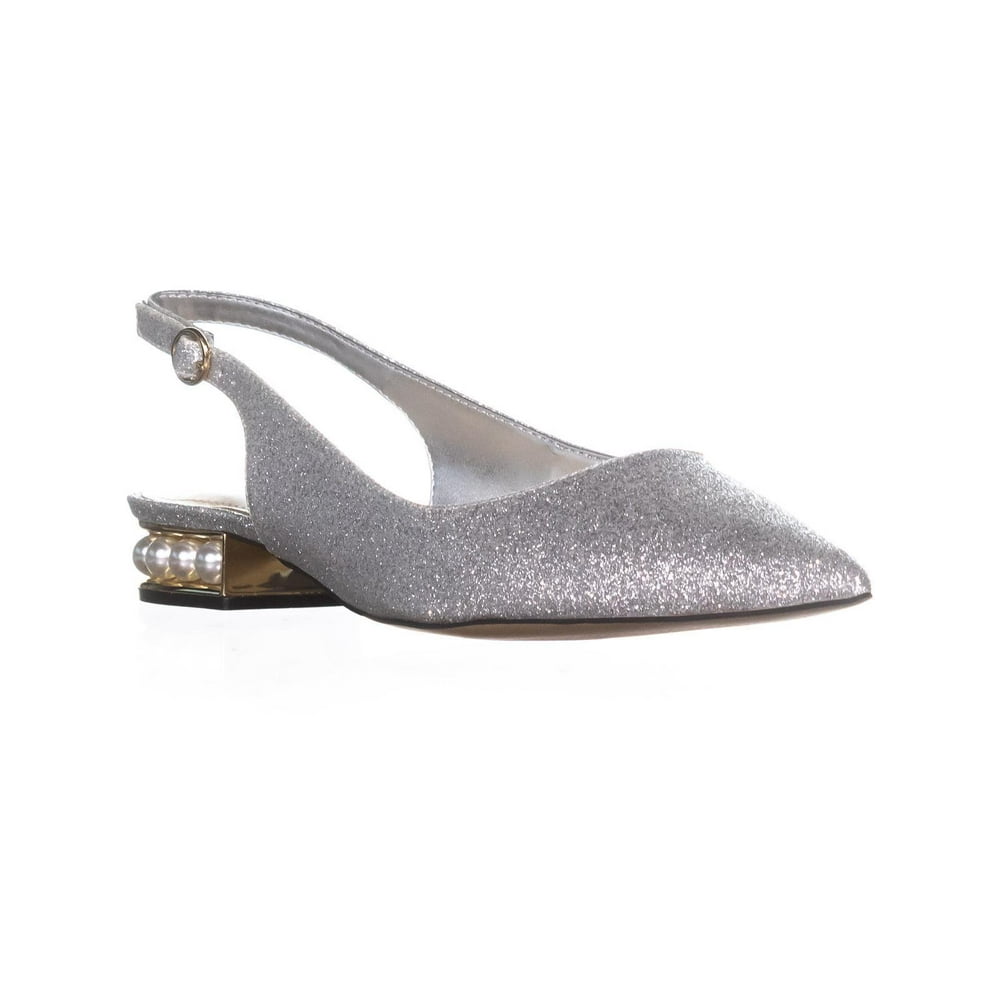 kitten heel sling back