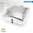 thumbnail image 6 of Camp'N RV Vent Insulator, Skylight Insulation, Pillow Shade, Reflective Heat Shield 1-Pack, 6 of 6