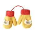 thumbnail image 2 of FNGZ 1 Pair of Gloves, a Gloves Mittens, Mittens for Baby Snow Gloves for Kids Girls Boys Infant Winter Snow Ski Gloves Kintted Warm Gloves, 2 of 6