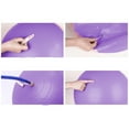thumbnail image 5 of Pelota de yoga extragruesa, pelota de ejercicio, silla de pelota, pelota suiza resistente para equilibrio, estabilidad, embarazo, fisioterapia, bomba rápida incluida, 5 of 5