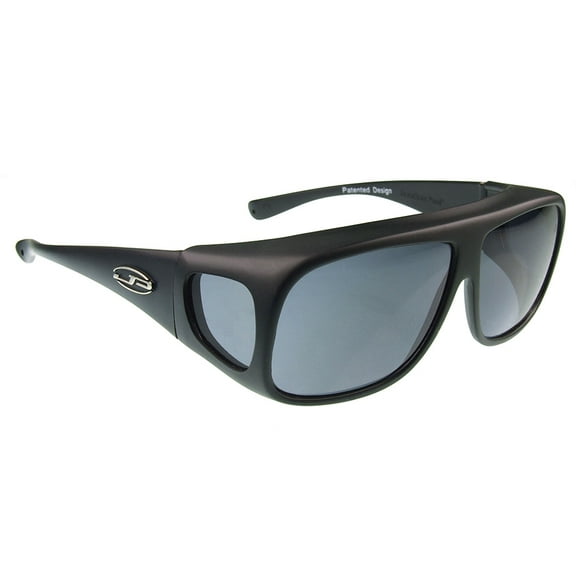 JONATHAN PAUL Polarized Sunglasses Fit-overs Navigator Black Grey Large N002
