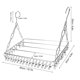 thumbnail image 3 of Clothes Drying Rack with 36 Stainless Steel Clips for Socks and Shoes, for Balcony, 3 of 4