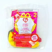 McDonald's Happy Meal Toy Ty Teenie Beanie Babies Slither The Snake Plush
