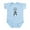 Sky Blue, variant on CafePress - Einsturzende Neubauten Bl On Wh Body Suit - Baby Light Bodysuit, Size Newborn - 24 Months