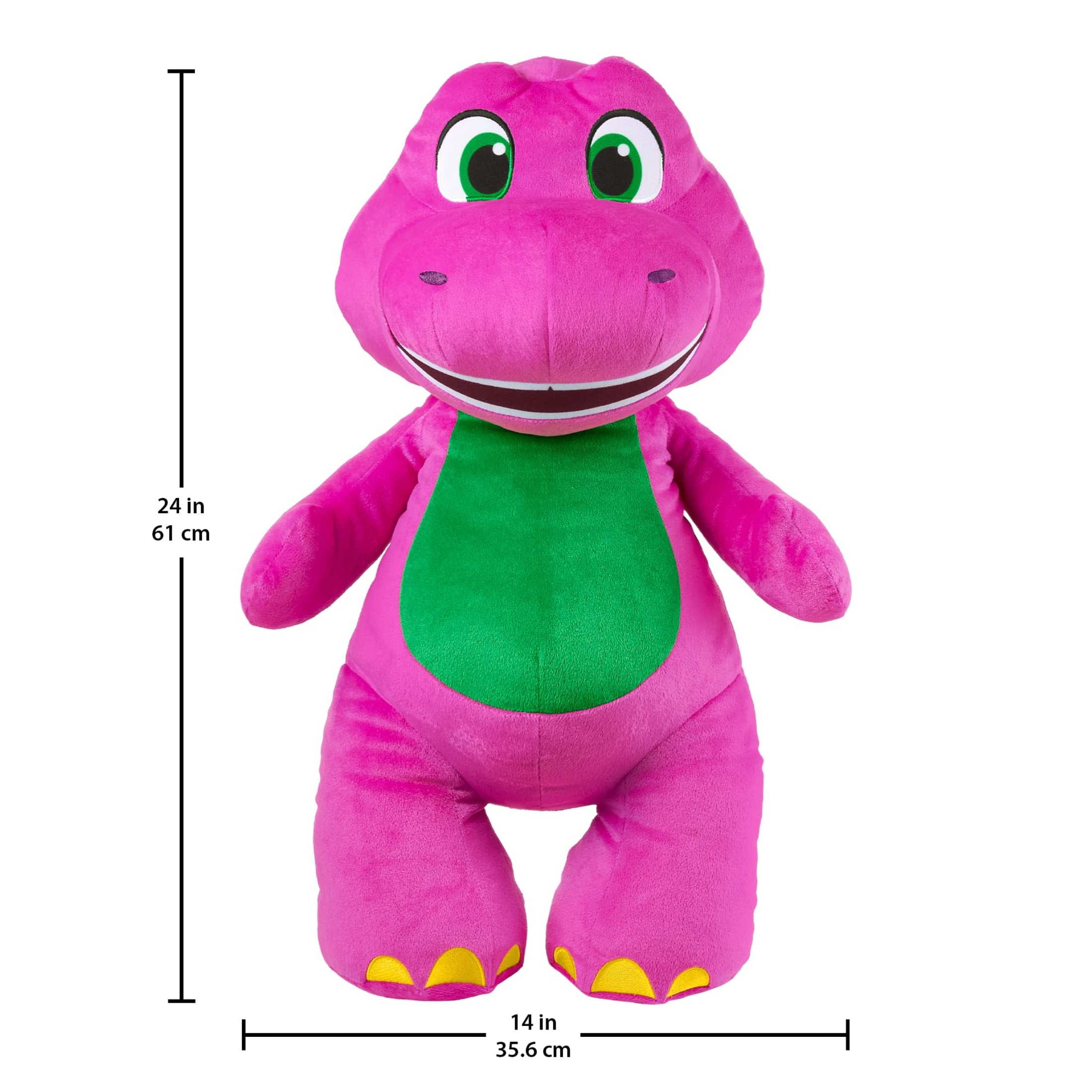 Fisher-Price Barney's World Jumbo Barney Plush, 26-inch Figure