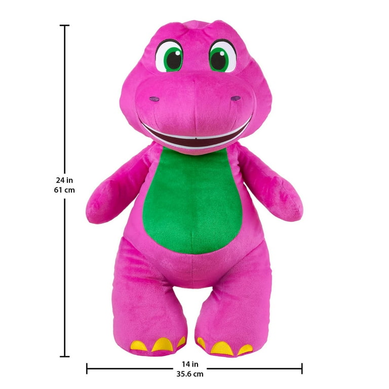 Fisher-Price Barney's World Jumbo Barney Plush, 26-inch Figure