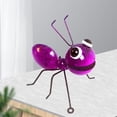 thumbnail image 4 of Conjunto de decoración de jardín de s Decoración de pared de jardín de s Decoración colgante de 3D lindo Co Púrpura Macarena Insecto hormigas, 4 of 7