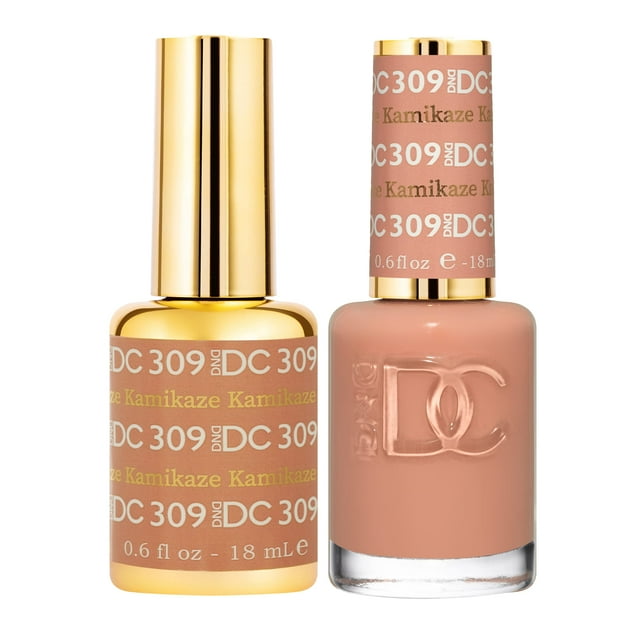 Set de esmaltes de uñas DND DC Deep Nude Collection 309 Kamikaze