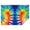 Colorful Tie Dye, variant on Colorful Tie Dye Symmetric Pattern Rectangle Tablecloth 60"x84",Waterproof Polyester Rectangle Table Cloth, Wipeable Spillproof Polyester Tablecloth for Dining, Camping, Indoor and Outdoor