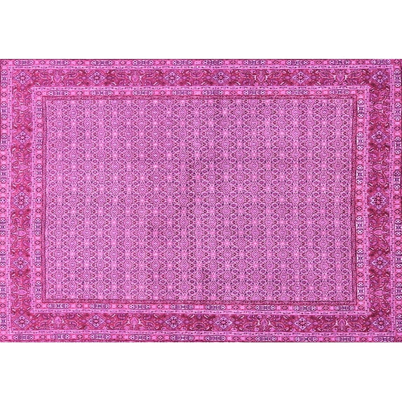 Ahgly Company Indoor Rectangle Persian Pink Traditional Area Rugs, 4' x 6'
