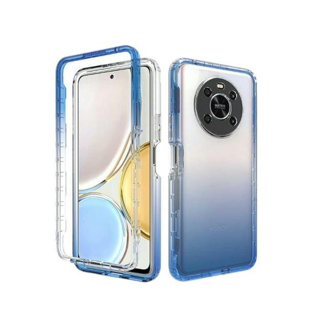 Funda 360 Degradada Uso Rudo Cely Vesmir Para Honor X9 Azul Más 2 Micas De Pantalla