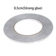 thumbnail image 5 of Billuyoard Cinta autoadhesiva para azulejos, rollo de sellador de línea de costura para suelo de baño y dormitorio, tira de moda multiusos, Decoración del hogar Plata, pegamento fuerte 0.5 cm, 5 of 6