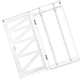 thumbnail image 4 of Caja de almacenamiento de joyas giratoria con soporte para collares de acrílico, suministros de moda Sin bandeja para anillos, 4 of 9