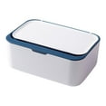 thumbnail image 1 of Dispensador de Toallitas para Bebé con Tapas para Contenedor de Toallitas Rellenable con Diseño de Sellado Azul, 1 of 7