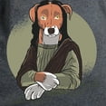 thumbnail image 3 of CafePress - Mona Lisa Dog T Shirt - Women's Traditional Fit Dark T-Shirt, 3 of 4