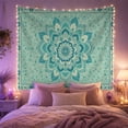 thumbnail image 2 of Mandala Which Radiates with Outward Circular Core Layers, Mystical Fantasy for Space Lovers, Galaxy Room Decor, Mother'S Day Gift, Tapestry Wall Hanging for Bedroom and Dorm, 2 of 7