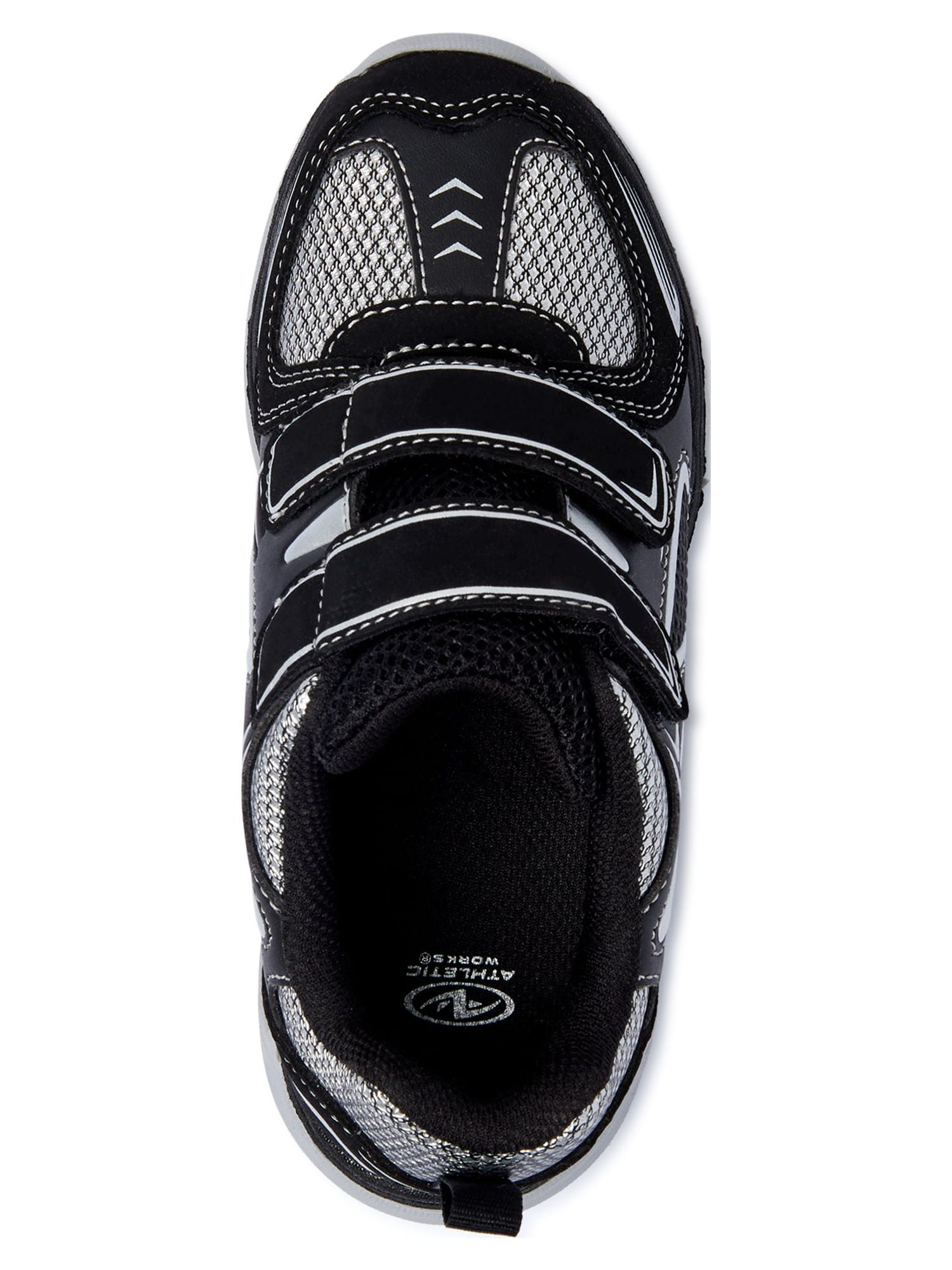 Athletic Works Little & Big Boys Two-Strap Athletic Sneakers, Sizes 13-6