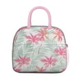 thumbnail image 2 of Tropical Floral Insulated Lunch Tote - Waterproof Reusable Thermal Lunch Bag for Women, Leakproof & Spacious with Outer Pocket, Vibrant Hawaiian Hibiscus Design, 2 of 4