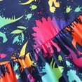 thumbnail image 5 of Little Girl Dresses Fly Sleeve Cartoon Dinosaur Prints Summer Beach Sundress Party Dresses Princess Dress Flowy Beach Dress,Size 7 Years-8 Years, 5 of 9