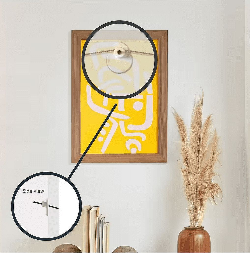 (2 pack) OOK ReadyNail Dual Head Picture Hanger, Steel (20lb) 6 Piece
