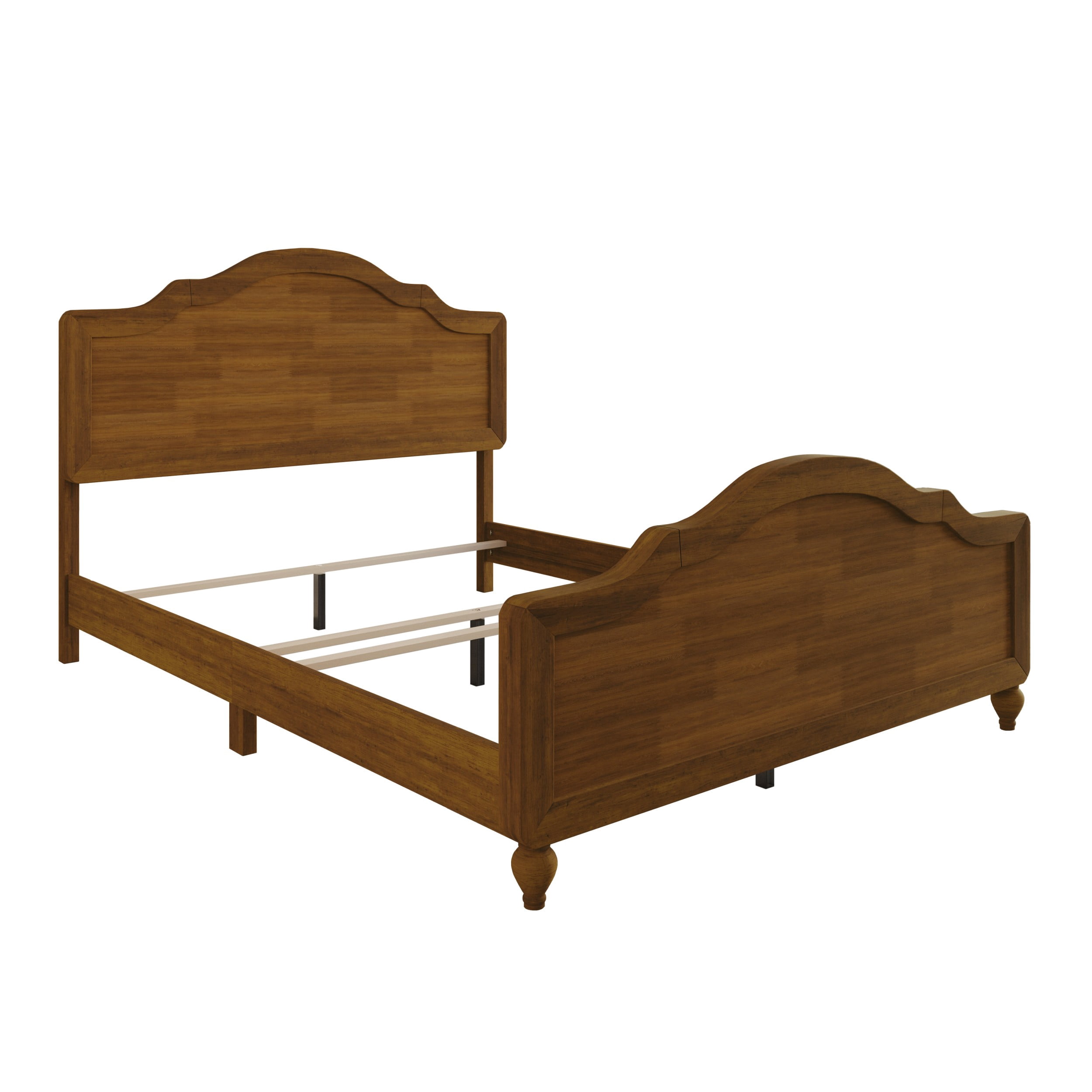 Home Design Hinton Queen Platform Bed, Brown