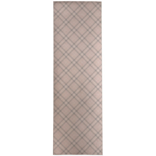 Kelly Plaid Tan Area Rug by Kavka Designs
