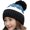 Blue-a, variant on PIKADINGNIS Women Warm Knit Hat Scarf Glove Fuzzy Soft Winter Bearies Chunky Slouchy Cap