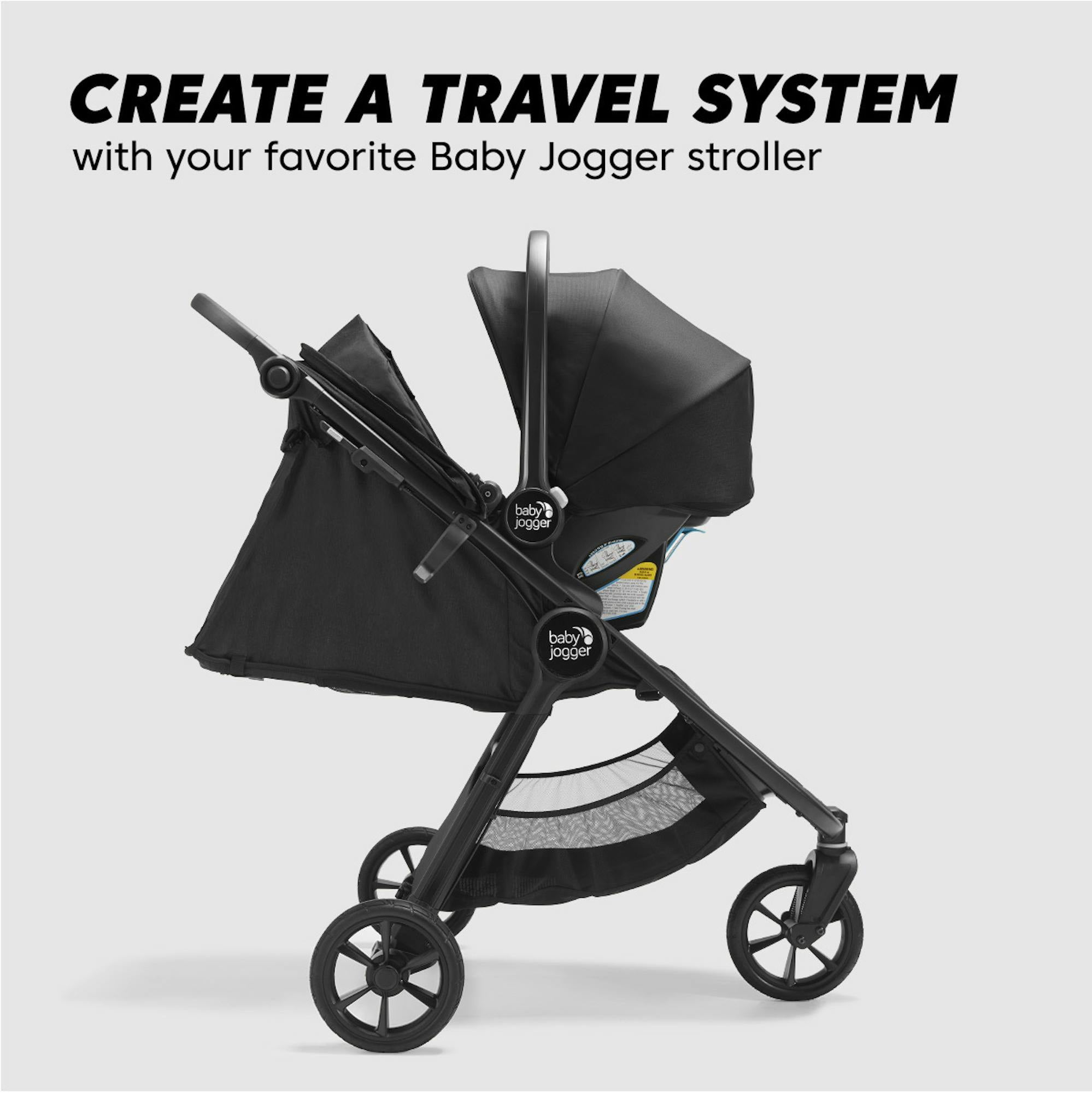 Baby Jogger city GO 2 Infant Car Seat, Frosted Ivory