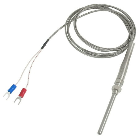Uxcell K Type 10cm Probe Thermocouple Temperature Measurement Sensor 1.8M