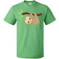 thumbnail image 3 of Inktastic Cute Sloth Hanging From Tree Branch, Lazy Sloth T-Shirt, 3 of 5
