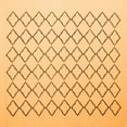 thumbnail image 1 of Ahgly Company Indoor Square Trellis Orange Contemporary Area Rugs, 3' Square, 1 of 1