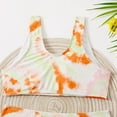 thumbnail image 7 of AJZIOJIRO Girls' Beach Bikini Swimsuit - 2-Piece Kids Girl Bathing Suit Backless Swimwear Child Ruffled Swimsuit for 7-12Y, 7 of 7