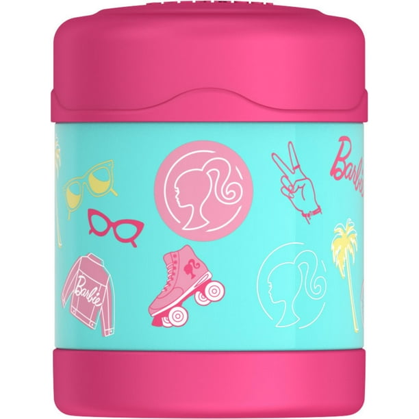 Thermos Stainless Steel Funtainer Food Jar, Barbie, 10 Ounce