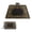 Intricate Baroque-Style Designs, variant on Square Picnic Mat Waterproof Non-Slip Outdoor Mat Portable Carry Handle For Camping Beach Exercise Ink-style Web Pattern