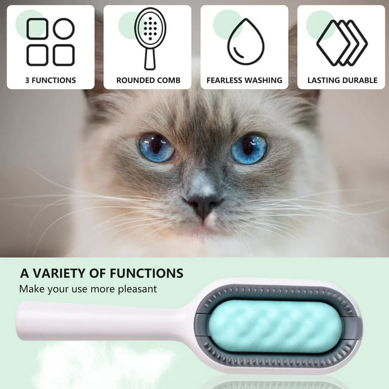 Magic Pet Comb,cat Grooming Brush,long Or Short Hair Cats Dogs Pet Massage  Brushes, Self Cleaning Slicker Comb For Kitten