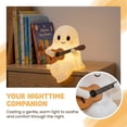 thumbnail image 6 of Halloween Ghost Night Light, Cute Ghost Playing The Guitar Lamp, Ghost Warm Lighted Figurine Lamps for Party Bedroom Study Room Home Dorm, Halloween Decor Indoor, 6 of 10